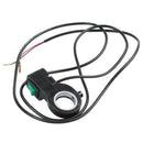 Universal Moto Quad 22MM 12V Light Switch Handle Switch ON / OFF Button Gre