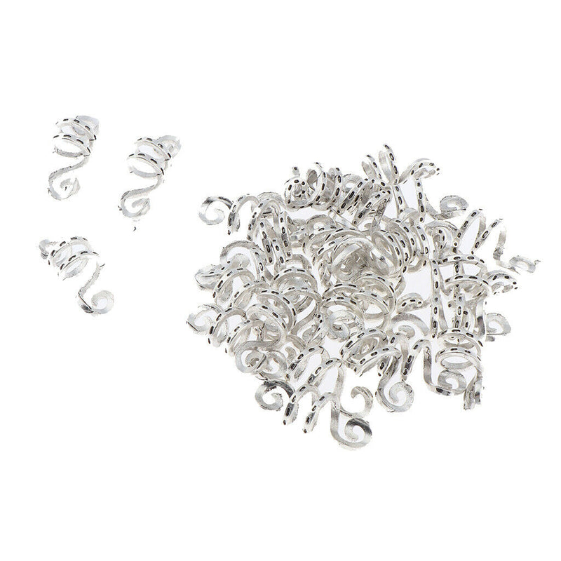 30pcs Adjustable Dreadlock Hair Beads Hair Braid Pins Rings Cuff Tube Clips Hair