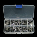 20pcsx10 Values NPN TO-92 PNP BC337 BC547 Straight Pin Transistors Box A