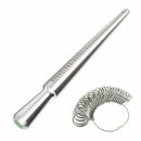 Metal Ring Stick Measuring Tool Mandrel A-Z Imperial Circle Finger Sizing