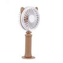 Colorful Mini Usb Night Light Rechargeable Air Cooling Fan Desk Cat Shape F N3P9