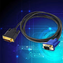 1.5 Metre Dual Link DVI-I DVI to VGA D-Sub Video Adapter Cable Converter Lead