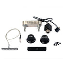Violin Piezo Pickup with Tone Volumn Knob Cap Set for Electric Violin