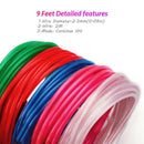 2M EL Wire LED Car Auto Interior Decor Fluorescent Neon Strip Cold Lamp Tape 12V