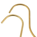 2 Pieces Brass Billiards Snooker Pool Table Edge Hook Cue Racks Cue Holder