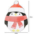 Christmas Decor Tinplate Candy Box Food Container Cartoon Box (Penguin)