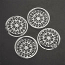 20pcs Disposable Eyelash Glue Holder Pallet For Professional Eyelash Extensions,