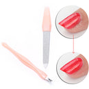 2X/Set Nail File Tool Cuticle Remover Manicure Pedicure Kit Dead Skin Fo~j Ew
