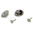 100x Butterfly Clutch Tie Tacks Pin Back Replacement Blank Pins Craft Making