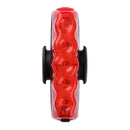 5LED USB Rechargeable Bicycle Rear Light Waterproof 3 Modes Taillight Lamp