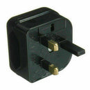 European Euro EU 2Pin to UK 3Pin Plug Adapterwer Socket Converter-uk Travel N9O7