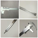 Vernier Caliper 150mm Scale High Carbon Steel Mechanical Ruler Measuring Tool