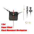 1 Set Silent Large Wall Clock Quartz Clock Movement Mechanism DIY Repair Par Hn