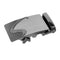 2Pack Men Automatic Sliding Click Buckle, Ratchet Leather Belt Buckle