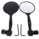 Bicycle Rearview Mirrors Wide-angle Convex Mirror Cycling Silicone Handle JR