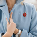 Hedgehog Pin Brooch Cartoon Cute Clothes Jacket Backpack Badges (Style 3)