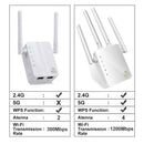 Wireless 300Mbps Wifi Repeater Router 2.4G 5 Working Modes For Home  EU