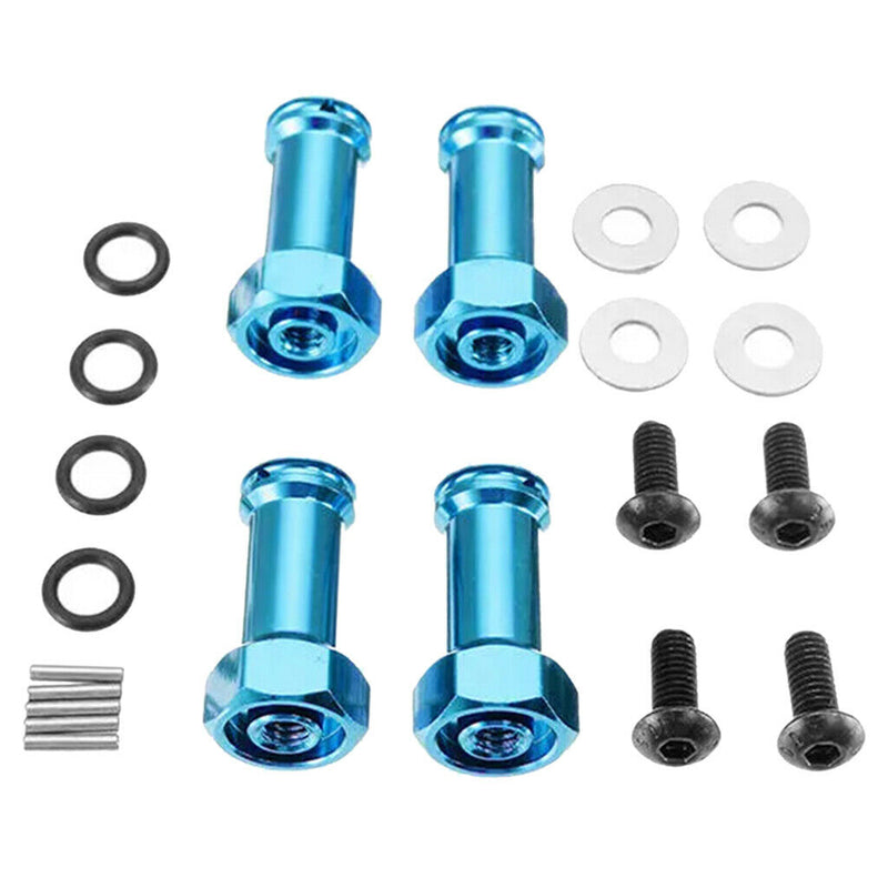 12mm Wheel Hex Hub Extension Adapter for 1/14 Wltoys 144001 Blue