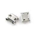 20pcs Micro USB Type B Female 5Pin DIP Socket Jack Connector Port SEAU