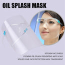 Kitchen Face Shield Cooking Oil Splash Preventing Anti-Scald Spilled Fume F S5W6