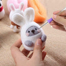 Wool Embroidery DIY Needle Felting Handle Holder with 2 Conversion Needles