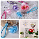 3Pcs 65/80/100mm DIY Clear Plastic Bath Bomb Mould Acrylic Mold Heart Shape New