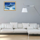 5D DIY Full Drill Diamond Painting Airplane Cross Stitch Embroidery Mosaic