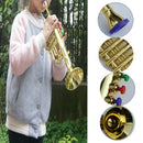 Kids Plastic Trumpet with 3 Colored Keys for Early Developmental Music Educ X2O1