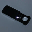 Black 30X 60X 90X Magnifier Led Uv Jewelry Appraisal Reading Magnifying Gla P8F1