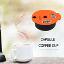 Coffee Capsule Cup Filter Pod + Spoon Brush for Bosch-s Tassimoo (180ml) A