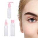 3pcs/set Transparent Travel Cosmetic Bottle Plastic Points Bottling Makeup Tool