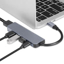 Typt-C Type C Hub USB C USB3.1 Hub with HDMI 5 in 1 Combo Hub with 2 USB3.0
