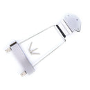 1X6 String Guitar Tailpiece Trapeze Open Frame Bridge Chrome For Archtop  FT