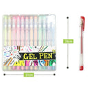 60 Colors Gel Pens Set Refills Gel Ink Pen Metallic Pastel Neon Glitter Ske