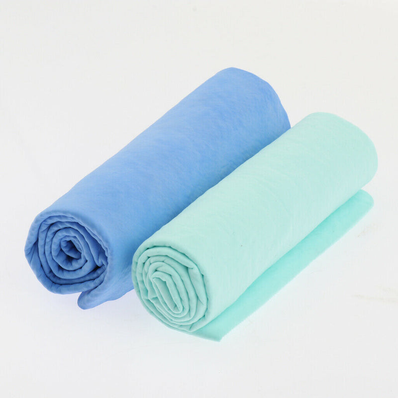 1 Pair Hair Dry Microfiber Pet Bath Towel Ultra-Absorbent and Machine Washable