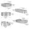 5 Pack Stainless Steel Tart Ring, Heat-Resistant Perforated Cake Mousse Rin S8E9