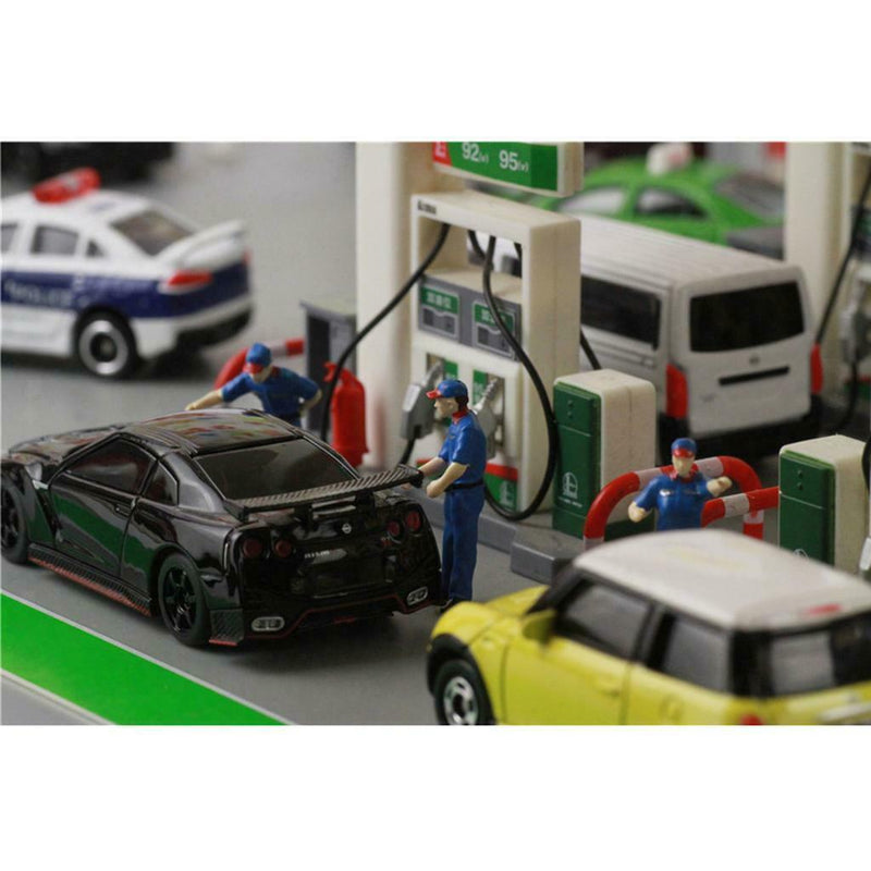 11Pcs 1:64 Scale Hand Painted Characters Wokers People Street Layout Decor