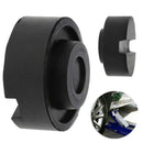 2 Pack Black Rubber Slotted Floor Jack Pad Frame Rail Adapter For Pinch Wel U3S1