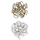40Pcs Metal Vest Buckle Adjustable Suspender Slide For Bags Strap Belt Craft