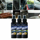 Car Care Interior Polish Wax Leather Seat Panel Dashboard Tire Magic Cleane R6E1