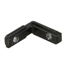 20Pcs Black T Slot L-Shaped Angle Slot Connector Joint Bracket with Screws