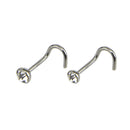 21Pcs/Set Crystal Nose Hoop Ring Bone Bar Pin Cartilage Piercing Studs Jewelry,a