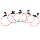 5 Pieces In-Line Car Fuse Holder Blade Mini 16AWG Cable 12V/24V/32V Waterproof