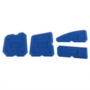 4PCS Blue Caulking Tool Kit Joint Sealant Silicone Grout Remover Scraper