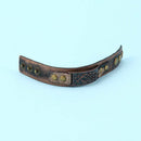 Fashion Punk Gothic Leather Belt Men Women Bracelet Wristband Bangle Cuff Unisex
