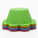 6 x Silicone Cake Muffin Chocolate Cupcake Liner Baking Cup Cookie Mold
