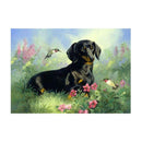 5D Black Dog Diamond Painting Embroidery DIY Cross Stitch Home Decor Gifts