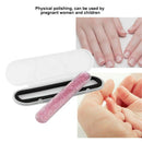 Glass Nail File Crystal Nail Shiner Nano Mini Buffers Block with Portable C