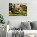 Painting By Numbers Kit DIY Automobile Hand Painted Canvas Oil Art Picture