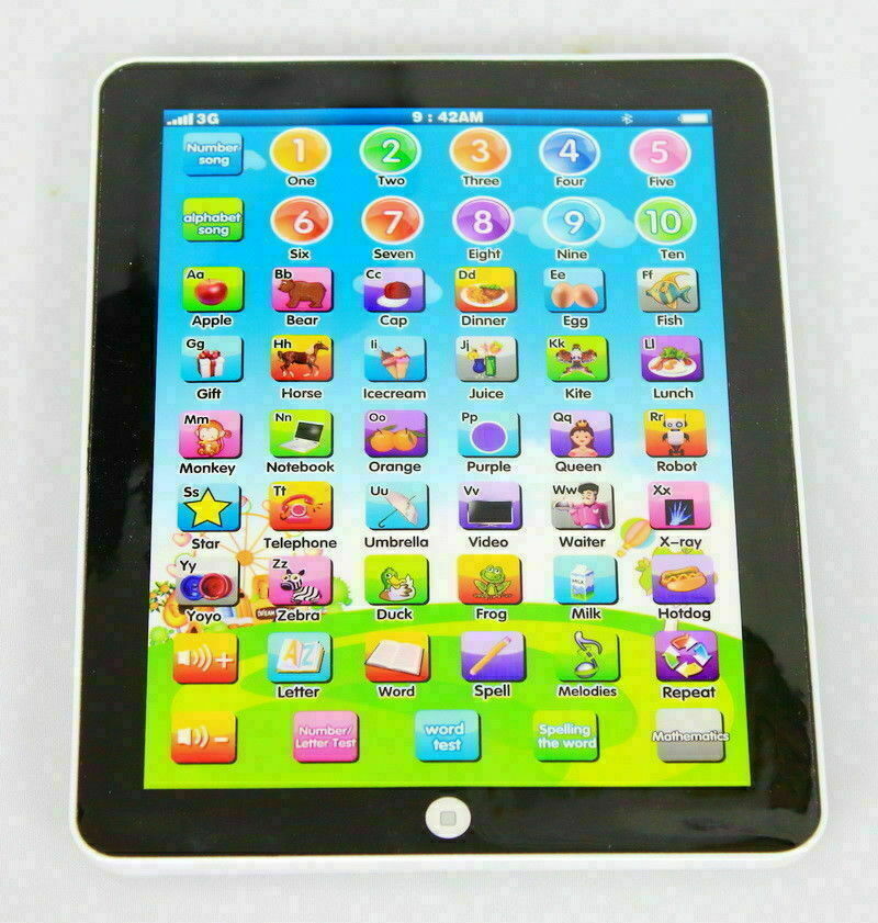 New Kids Children TABLET PAD Educational Learning Toys Gift For Boys Girls P5C2
